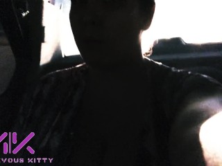 Smoking in backseat of car