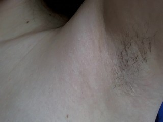 Sniff and lick my armpits