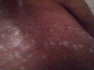 Soap dripping down Ass