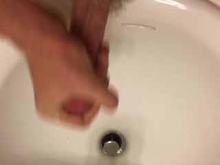 Solo jerking while the wife's away