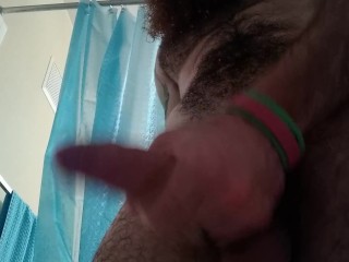 Straight male pleasing himself