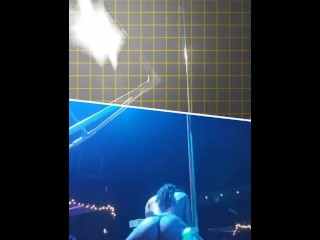 Strip topless pole dancing