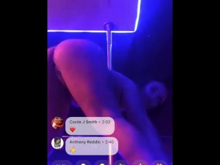 Stripper at work nude dancing