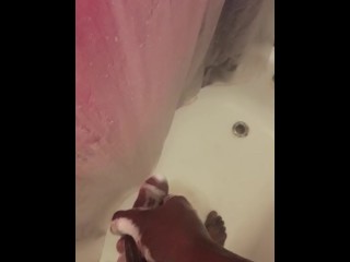 Stroking bbc for my Princess