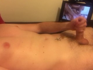 Stroking to Porn