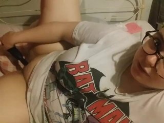 Talking awkwardly while fucking myself