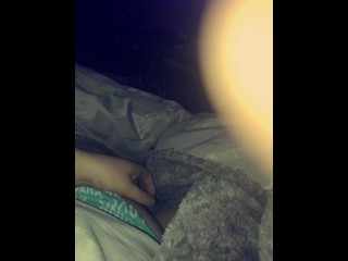 teen caught playing with herself.