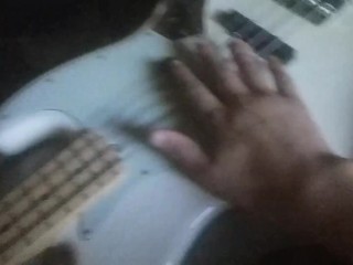 teen gets strummed and slapped