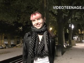 teen with sex toy does porn casting