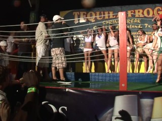 Texas Wet T-shirt Contest With Really Hot Girls