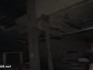 The Lair. Going naked in an abandoned factory! Erotic with horror