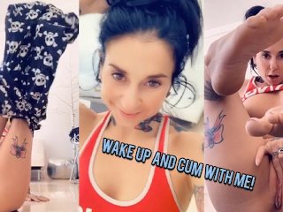 Tight Body Tattoo MILF Joanna Angel starts the day masturbating