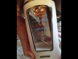 Too big for flashlight type masturbator (edit)