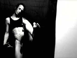 Transgirl Naked Posing for Self-Photography Artwork