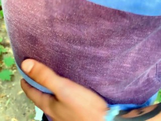 Twink belly expanded after drinking alien´s water ( alien inside belly )