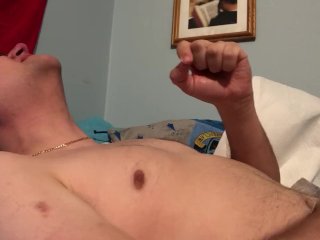 Twink jerks to pornhub—-big cock
