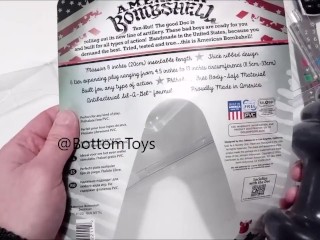 UNBOXING: DESTROYER DOC JOHNSON Giant plug AMERICAN BOMBSHELL (Bottomtoys)