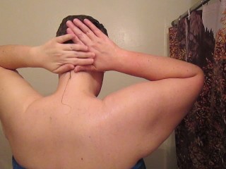 Using Deep Coniditoner on my Hair Right Out of the Shower