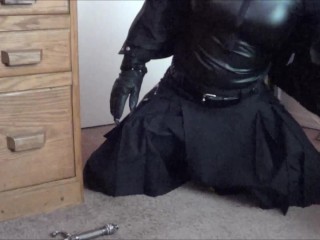Vampire Babe Popping Balloons
