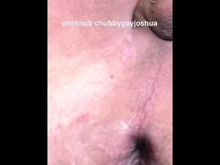 Very close: Chubby Hole-Imagine you fuck my fat ass