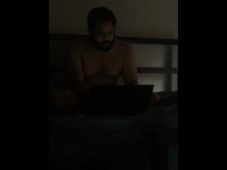 vlog #55 watching porn during the early morning while in bed and stroking