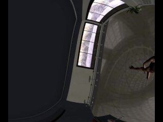 VR 360 Voyeur on Step Sister