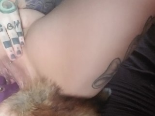 Wagging my tail