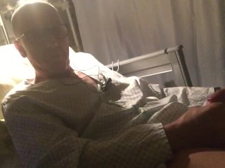 Wanking at the hospital- next to my roomies