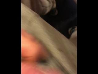 Wanking over on empty train