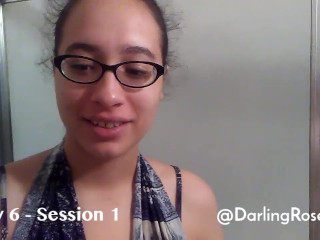 Week-long gag reflex training video diary