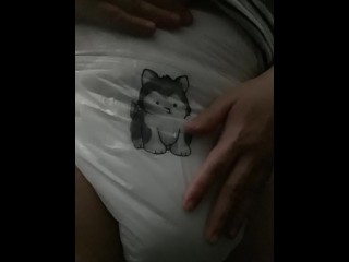 Wetting My Diaper For Daddy