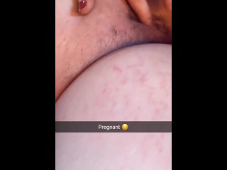 Wife Pregnant Snap Orgasm Solo