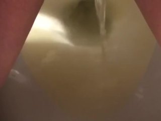 Yellow Morning Piss Compilation.  Water sports. Golden shower. ASMR