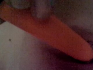 Young ginger teenager first vibrator solo play